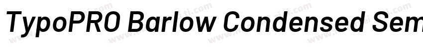 TypoPRO Barlow Condensed Semibold字体转换